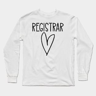 Registrar Heart Long Sleeve T-Shirt